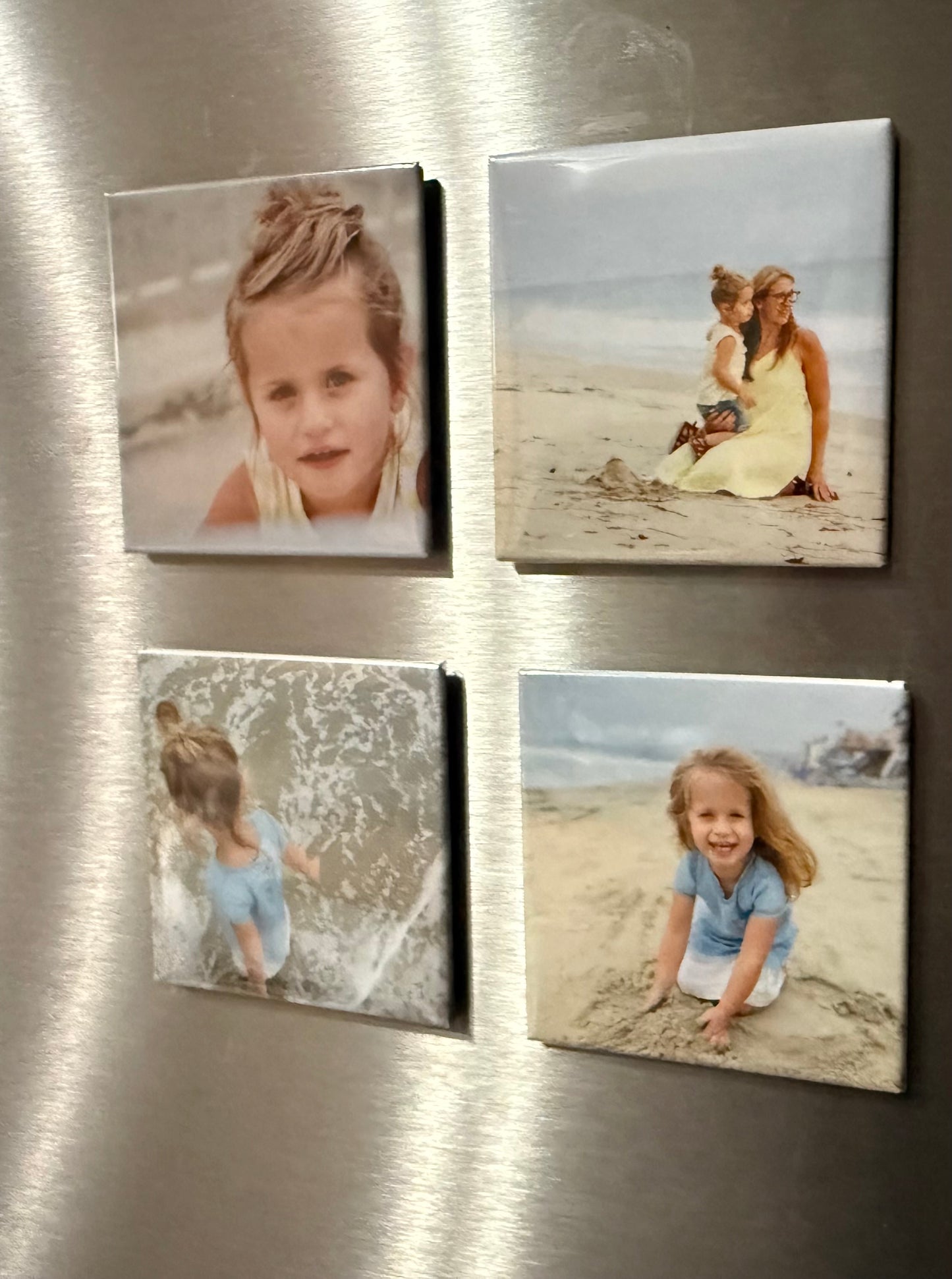 2" Square Custom Photo Snap (Magnet)